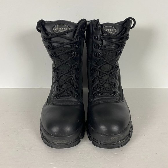 Bates Enforcer Series Womens Tactical Boots Size 6 Black Leather Combat Military - Picture 2 of 8